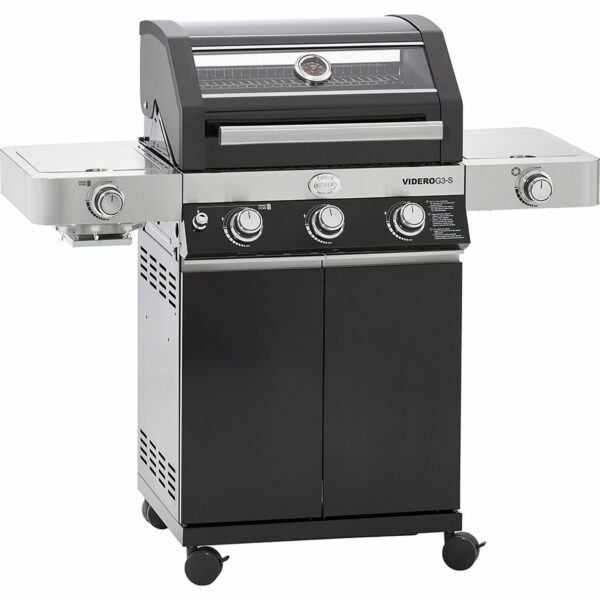 Rösle Gasgrill BBQ-Station Videro G3-S Vario+ 50mbar 3 Brenner und Seitenbrenner