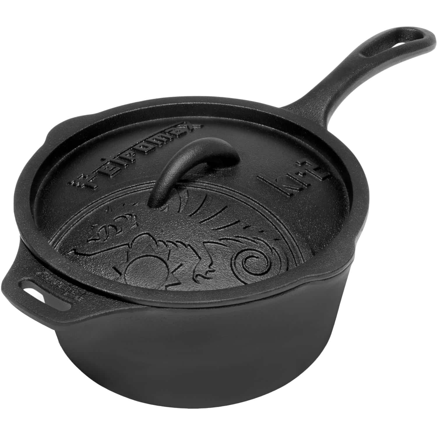 Petromax Gusseisen-Kasserolle mit Deckel KR2 hier kaufen und sparen ...