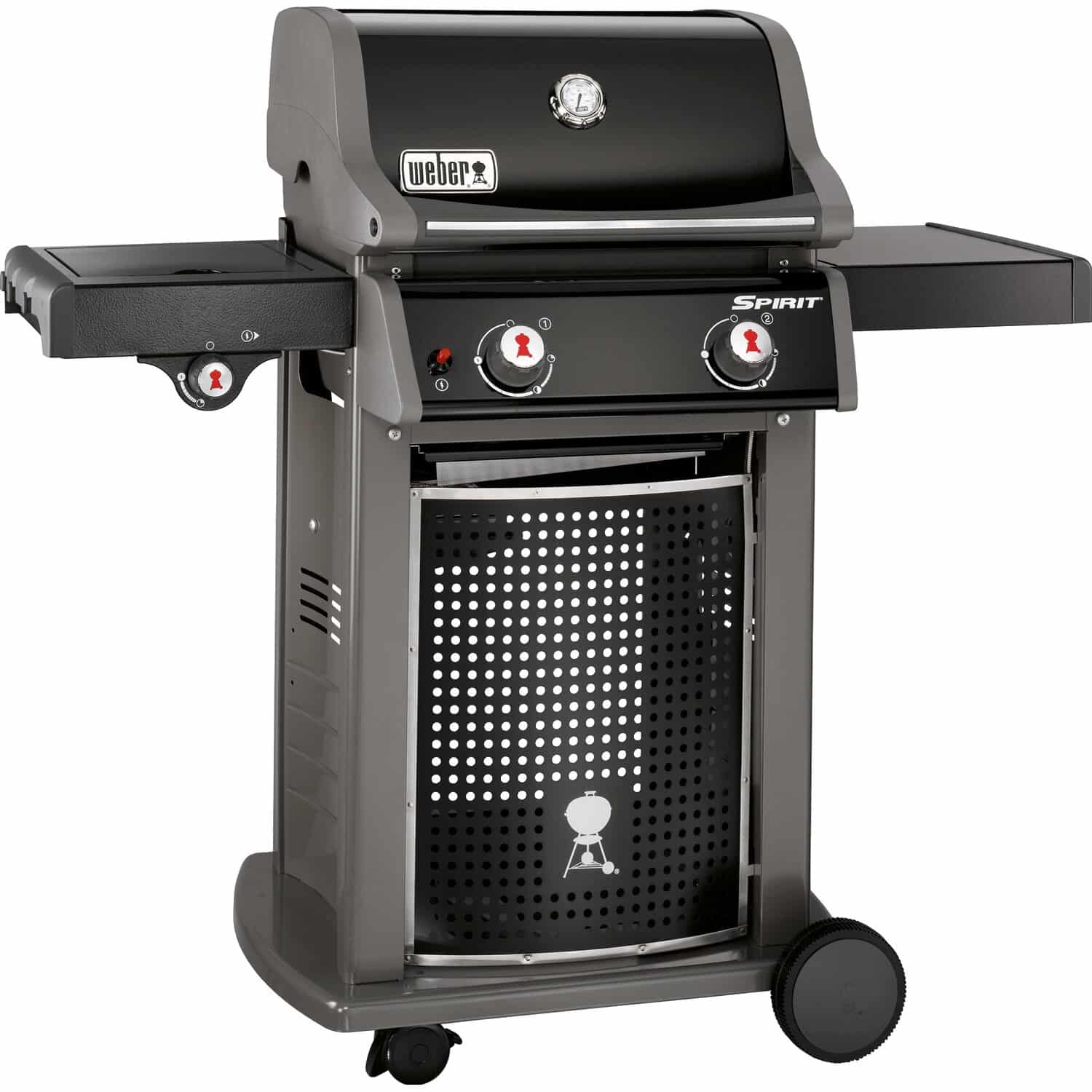 Weber Gasgrill Spirit E-220 Classic mit 2 Brennern und Seitenbrenner Schwarz