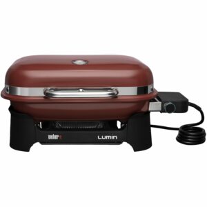 Weber Elektrogrill Lumin Compact Crimson Red - Modern und Praktisch