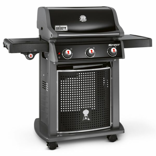 Weber Gasgrill Spirit E-320 Classic mit 3 Brennern und Seitenkocher Schwarz