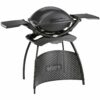 Weber Stand-Elektrogrill Q 2400 Dark Grey mit 2.200 W