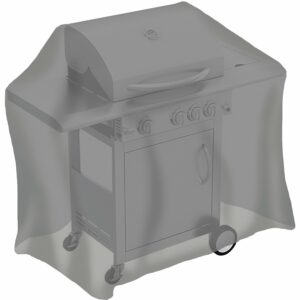 tepro Universal Abdeckhaube für Gasgrill mittel ca. 130 cm x 100 cm Anthrazit