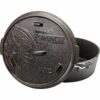 Petromax Feuertopf FT6-T Dutch Oven mit Planem Boden Gusseisen 5