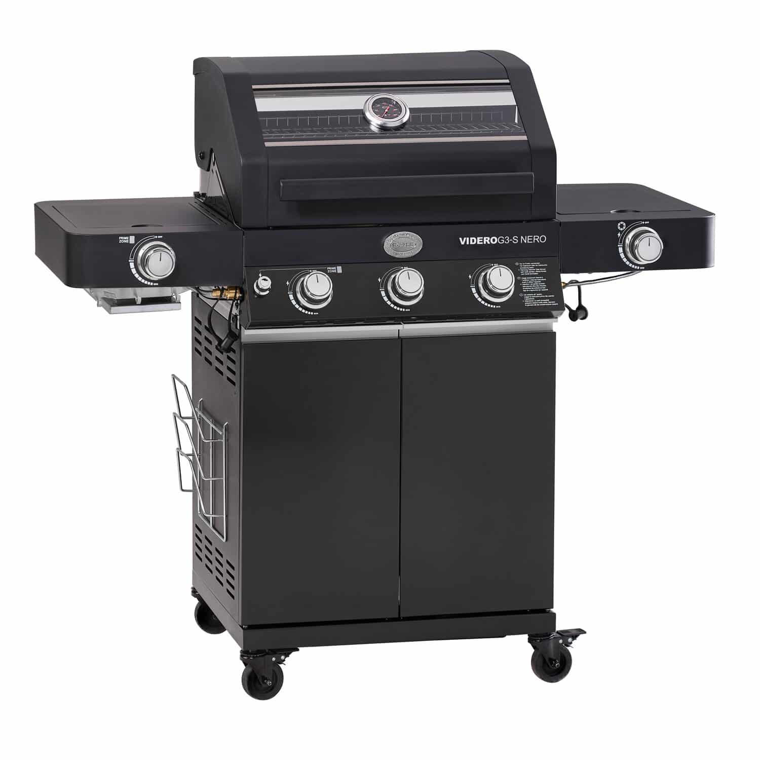 Rösle BBQ-Station Videro G3-S Vario+ Nero 50 mbar Edelschwarz Jubiläumsmodell