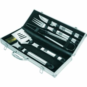 Activa Grillbesteck-Set aus Edelstahl mit Koffer 5-teilig