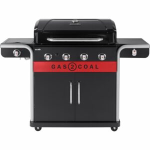 Char-Broil Gas und Holzkohle Hybridgrill Gas2Coal 2.0 440 mit 4 Brennern