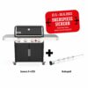 Weber Gasgrill Genesis E-425S GBS mit 4 Brennern und Sear Zone Schwarz