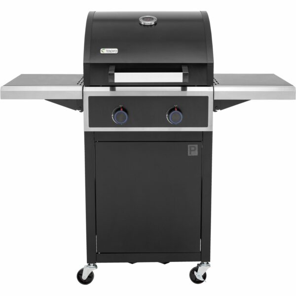 Tepro Gasgrill Keansburg 2 mit Seitenbrenner Schwarz-Edelstahl