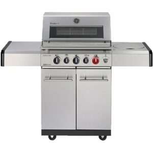 Enders Gasgrill Kansas Pro 3 SIK Turbo mit 3 Brennern und Seitenkocher