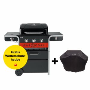 Char-Broil® Kohle- und Gasgrill Hybridgrill Gas2Coal 2.0 330 mit 3 Brennern